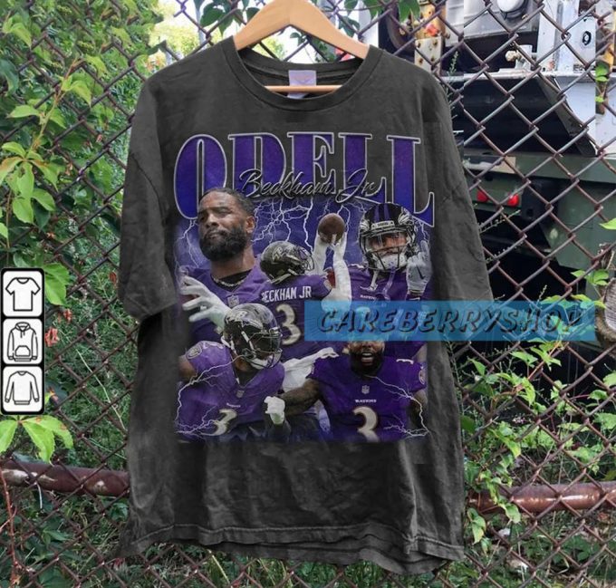 Vintage 90s Graphic Style Odell Beckham Jr T-shirt – Football Shirt Gift for Women & Men