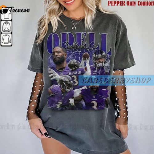 Vintage 90s Graphic Style Odell Beckham Jr T-shirt – Football Shirt Gift for Women & Men