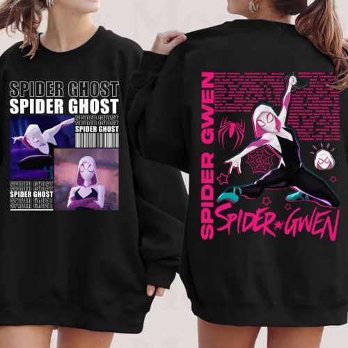 Vintage 90s Gwen Spider Man Shirt Spider-Man Sweatshirt Ghost Spider Gwen Stacy Spider 2099 Spider Punk