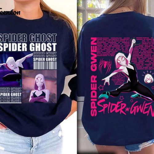 Vintage 90s Gwen Spider Man Shirt Spider-Man Sweatshirt Ghost Spider Gwen Stacy Spider 2099 Spider Punk