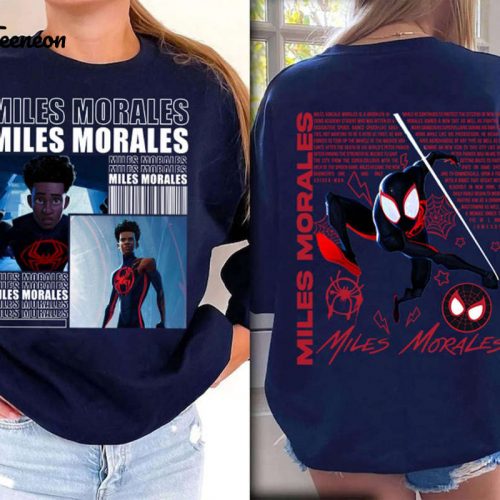 Vintage 90s Miles Morales Spider-Man Shirt Spider-Verse Sweatshirt Spider 2099 Punk