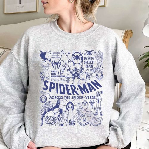 Vintage 90s Spider-Man Shirt Retro Comic Spiderman Tee Spider-Verse Superhero Shirt