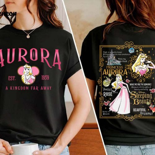 Vintage Aurora Princess Shirt Disneyland Aesthetic Sleeping Beauty est 1959 Girl Trip Shirt