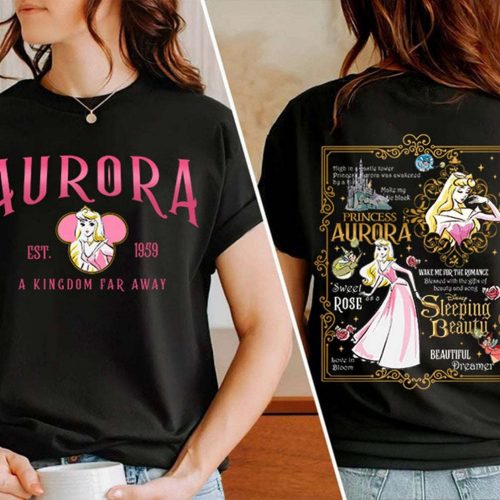 Aurora 1959 Disneyland Shirt Vintage Princess Sleeping Beauty Aesthetic Girl Trip Tee