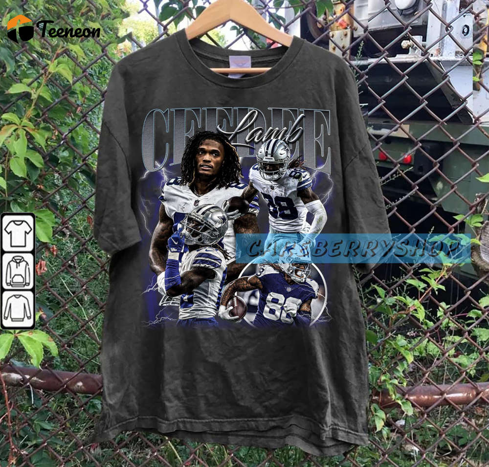Vintage CeeDee Lamb & Brock Purdy Football Shirts: 90s Comfort Colors & Fan Tees Vintage CeeDee Lamb & Brock Purdy Football Shirts: 90s Comfort Colors & Fan Tees