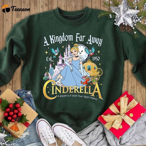 Vintage Cinderella Est 1950 Shirt Cinderella Princess Jaq & Gus WDW Disneyland Vacation 2024 Birthday Girl