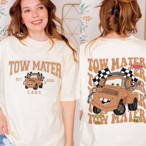 Vintage Disneyland Tow Mater Shirt Pixar Cars Sweater Disneyland Trip Tee