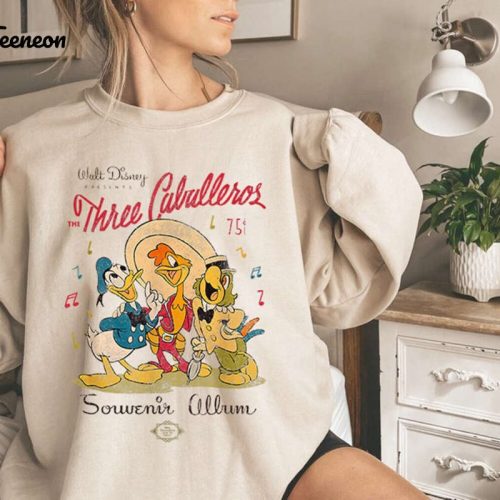 Vintage Disneyland Three Caballeros Squad Custom Sweatshirt – Perfect Family Birthday Gift!