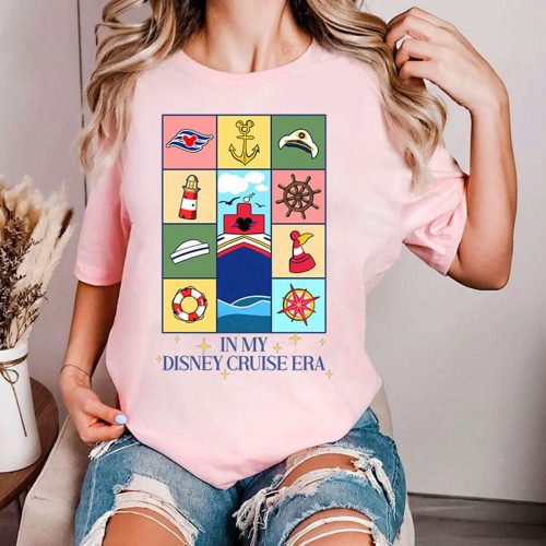 Vintage Cruise Era T-shirt: Disneyland Cruise Line 2024 Matching Tee – Perfect for Magical Family Vacation