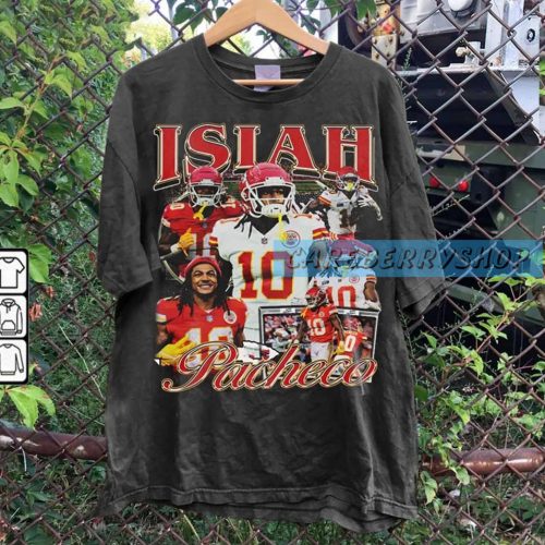 Vintage Isiah Pacheco Shirt: Retro Unisex Graphic Tee for Football Fans