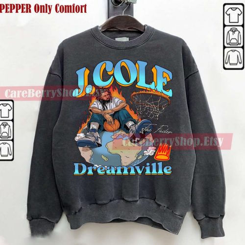 Vintage J Cole Dreamville T-shirt: Hip Hop Rap Sweatshirt for Men & Women