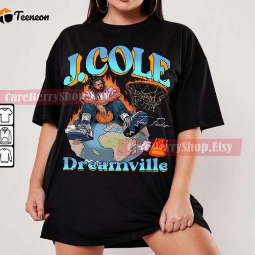 Vintage J Cole Dreamville T-shirt: Hip Hop Rap Sweatshirt for Men & Women