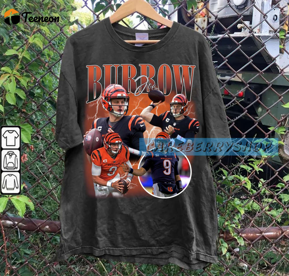 Vintage Joe Burrow Shirt – Bootleg Comfort Colors Tee Football Fan Tee Vintage Joe Burrow Shirt – Bootleg Comfort Colors Tee Football Fan Tee