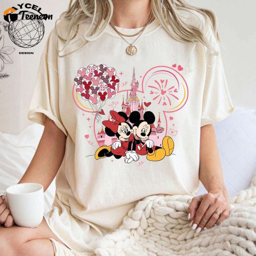 Vintage Mickey and Minnie Shirt: Disney Valentines Day Sweatshirt & Valentine s Day Shirt