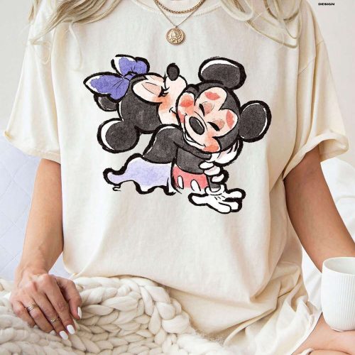 Vintage Mickey and Minnie Shirt: Disney Couple Valentine s Shirt Minnie Mouse Disney Shirt – Get the Perfect Vintage Disney Shirt for Couples!