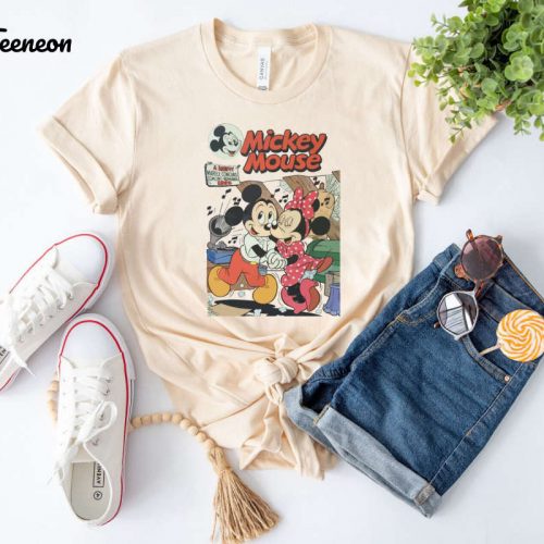 Vintage Mickey and Minnie Retro Shirt for Family Vacation 2024 – Disney Love