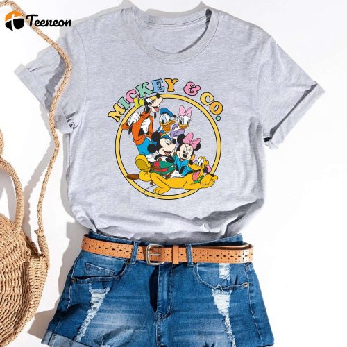 Vintage Mickey & Co 1928 Shirt – Retro Disney Family Shirts for Mickey and Friends – Disneyworld