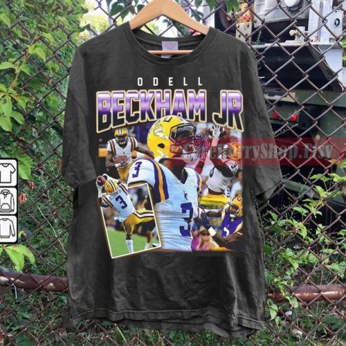 Vintage Odell Beckham Jr T-Shirt: Perfect Gift for Football Fans – Unisex Women Men