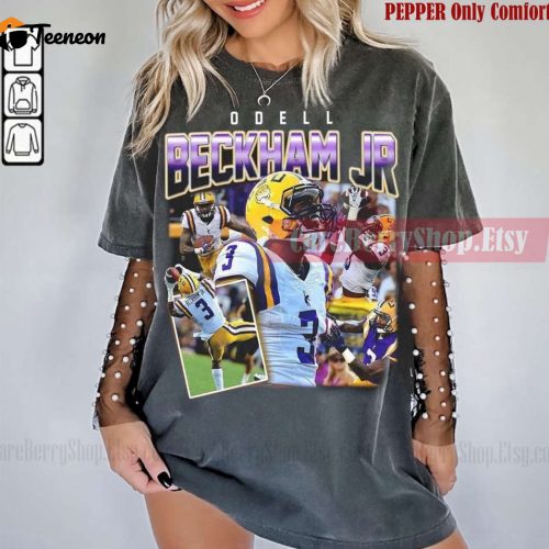 Vintage Odell Beckham Jr T-Shirt: Perfect Gift for Football Fans – Unisex Women Men