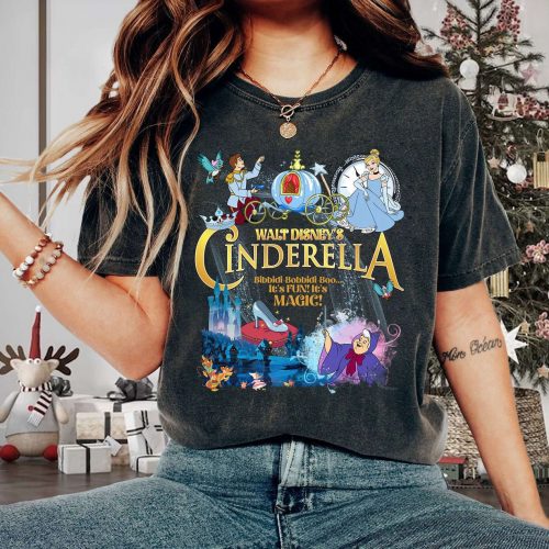 Vintage Princess Cinderella Disneyland Shirt – Perfect for a Magical Girl Trip!