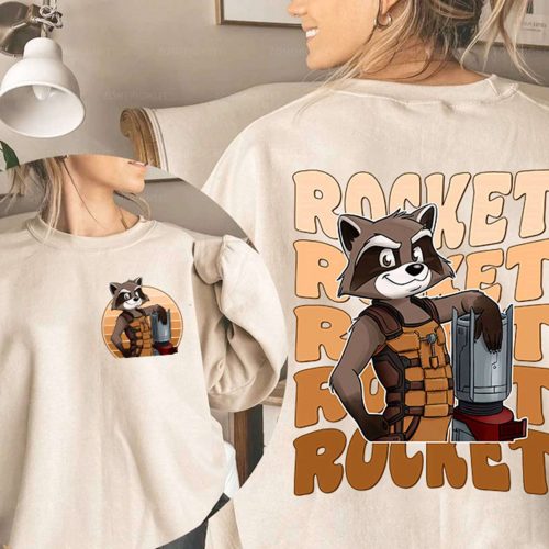 Vintage Rocket Lylla Floor & Teefs Shirt – Guardians of the Galaxy 3 Tee