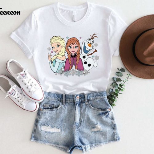 Frozen Elsa Women s Shirt – Disney Princess Top with Frozen Magic Kingdom Design