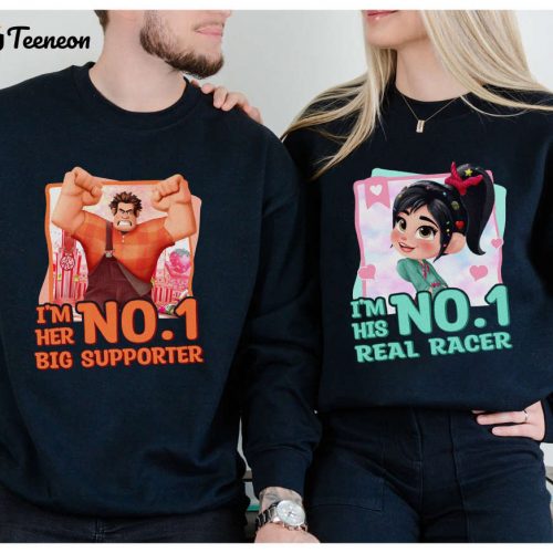 Disneyland Couple Shirts: Wreck it Ralph & Vanellope Real Racer Perfect Valentine s Matching Shirts