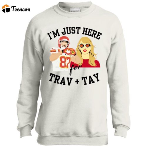 YOUTH Trav and Tay Swifty Crew Neck Chiefs Super Bowl Sweatshirt