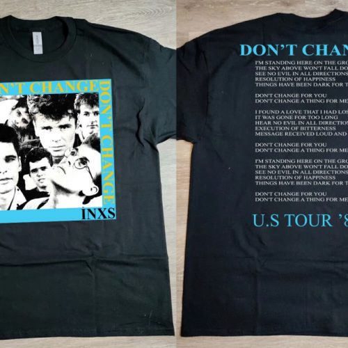 1983 INXS Don t Change Tour T-Shirt: Authentic 80s Rock Music Tee