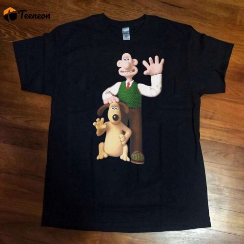 90 s Retro Style Wallace & Gromit T-Shirt – Cartoon Nostalgia Marks and Spencer