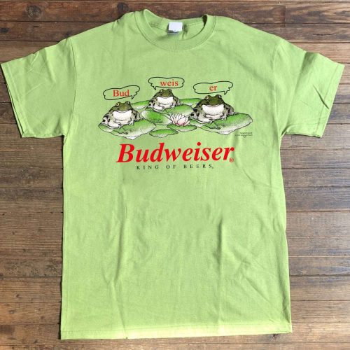 Vintage 95 Beer Frogs T-Shirt: Bud Weis Er Frog King Of Beer 90s Beer Lover Shirt