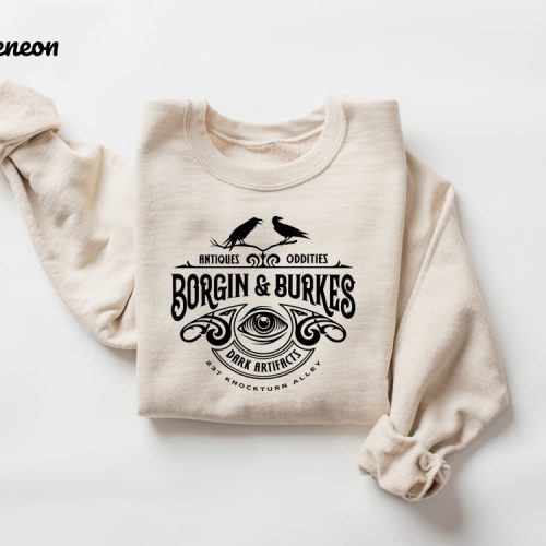 Borgin & Burkes Wizard School Shirt: Unusual & Ancient Artefacts Bookish Gift for Readers