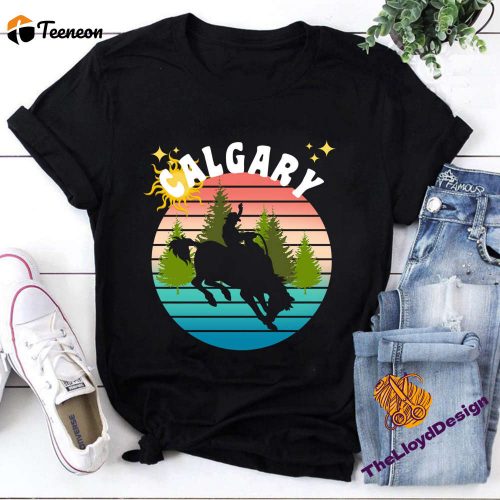 Calgary Alberta T-Shirt: Vintage Unisex Shirt & Gift – Calgary Shirt