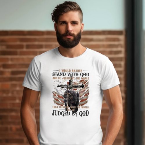 Christian Military Patriotic Shirt – Faithful & Religious Jesus War Shirt God BlessA! Get Your Activism Shirt Now