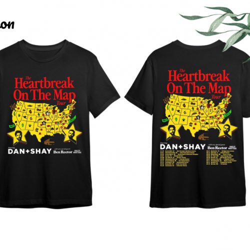 Shop Dan + Shay 2024 Heartbreak on the Map Tour & Band Fan Shirts – Official Concert Merchandise!