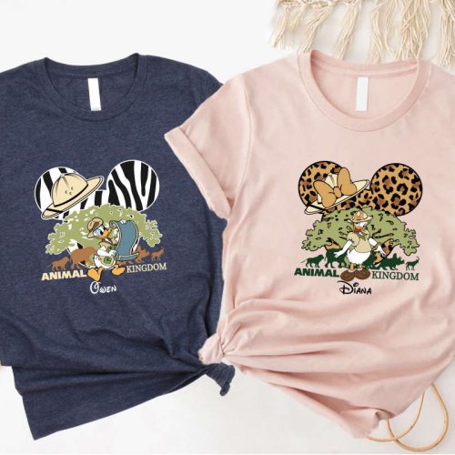 Disney Animal Kingdom Safari Shirts: Mickey Minnie & Family Trip Tees