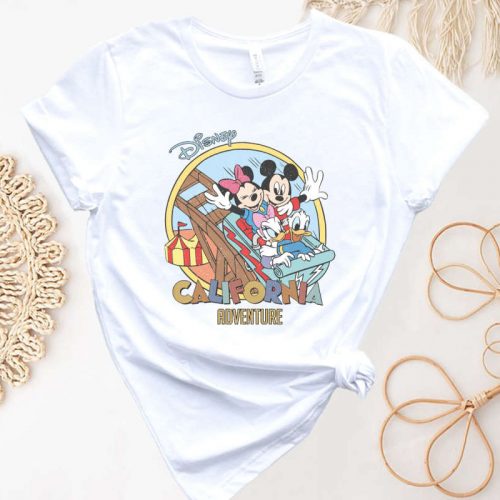 Disney California Adventure Shirt Mickey & Minnie Disneyland California & WDW Disney Vacation Trip 2024