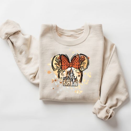 Disney Castle Shirt: Family Vacation Sweatshirt and Trip Shirt Watercolor Fall Castle