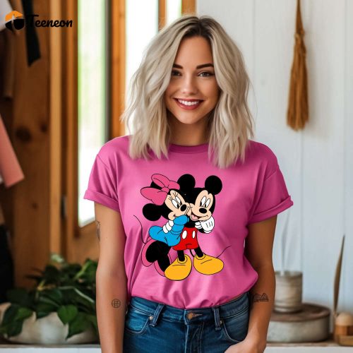 Disney Minnie Mickey Shirt Besties Sweater Disneyland Tee & More – Vintage Mickey and Minnie Couples T-Shirt