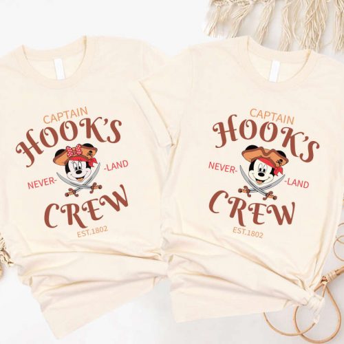 Disney Pirate Shirt: Captain Hook s Never Land Crew Mickey Cruise Disney Cruise Shirt