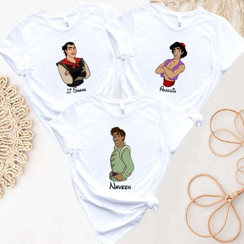 Custom Disney Prince Shirt: Aladdin Flynn Rider Birthday Boy – Stand Out with a Unique Prince Shirt!