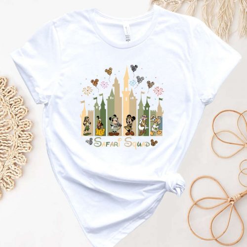 Disney Safari Castle Shirt – Mickey & Friends Matching Squad for Family & Group Vacation