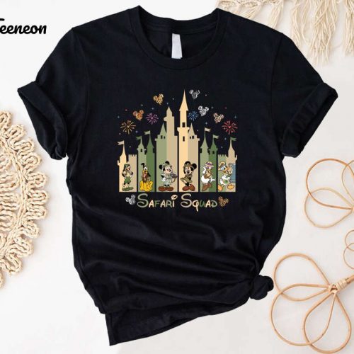 Disney Safari Castle Shirt – Mickey & Friends Matching Squad for Family & Group Vacation