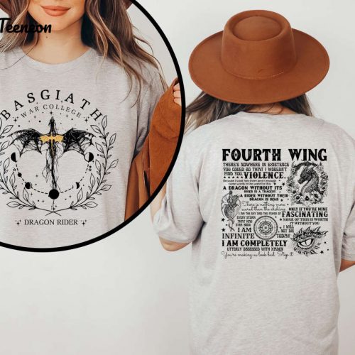 Discover the Magic with Fourth Wing Sweatshirt I Am Infinite Dragon Rider & Fantasy Bookish Shirts! Perfect Reading Gifts from Basgiath War College – Unleash your Inner Bookworm with our Bookworm T-shirt! (226 characters)