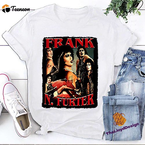 Frank N Furter T-Shirt: Vintage Rocky Horror Show Movie Unisex Shirt – Retro Music Style