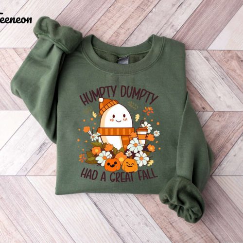 Humpty Dumpty Fall Sweatshirt: Trendy Autumn Sweater