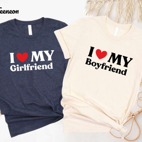 I Love Custom Shirt: Personalized Valentine s Day T-Shirt for Husband Wifey