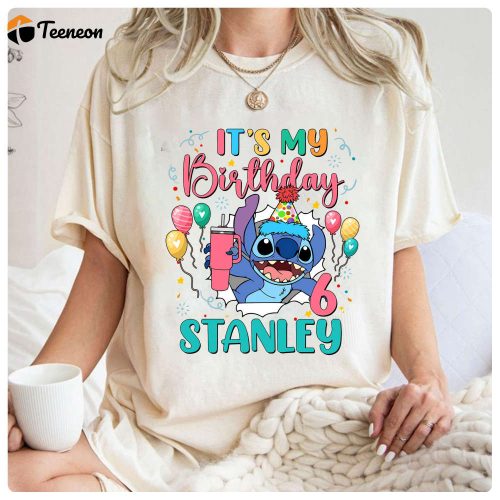 It s My Birthday Stitch Shirt: Custom Disneyland Gift for Stitch Birthday Boy Girl