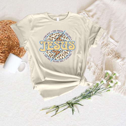 Jesus The Way The Truth The Life Shirt – Cross Nails Christian T-Shirt