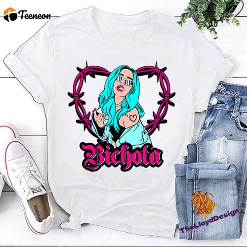 Karol G T-Shirt: Heart and Bichota Unisex Vintage Shirt Hoodie Sweatshirt – Perfect Gift for Fans